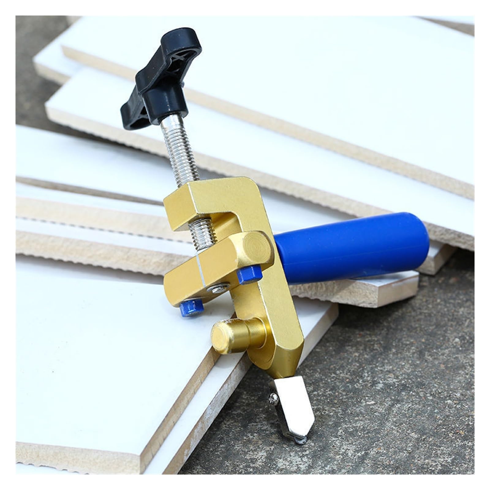 Diamentowy nóż do szkła na narzędzie cięcia płytek szklanych instrukcja DIY cięcie 2-20mm zestaw narzędzi olejowego łAtwe Do CięCia(Tile Cutting)