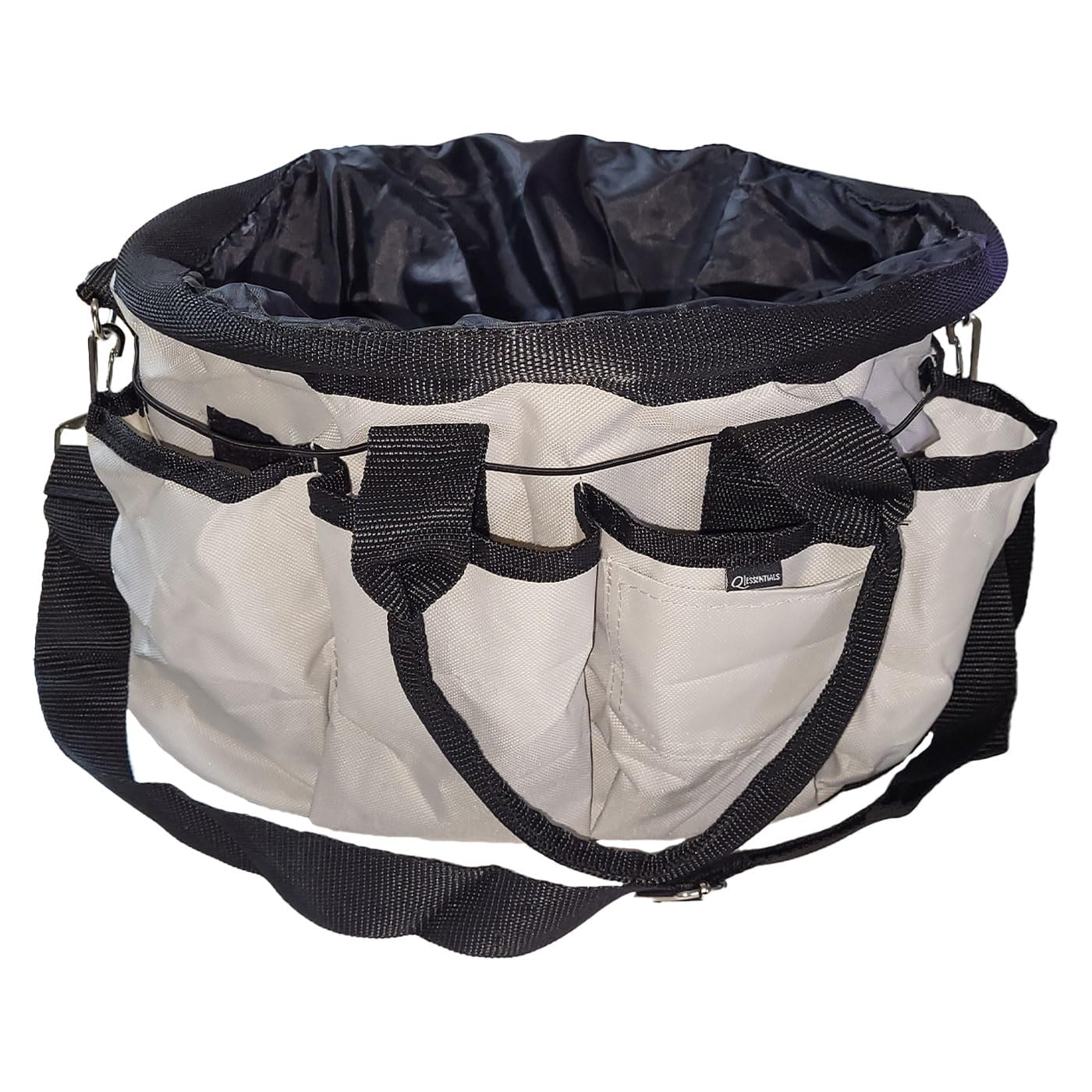 Covalliero QHP Pferde Pflegeset mit Putztasche | 6-teiliges Putzset inkl. Kardätsche, Striegel, Mähnenbürste, Hufkratzer & Fellglanzbürste
