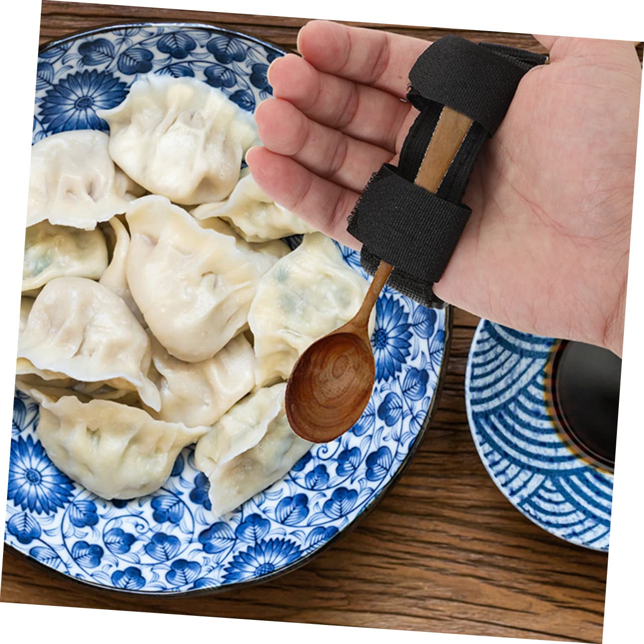 GLEAVI 6piezas Correa Ajustable Para Utensilios Adaptativos Fijación Para Mayores Discapacitados Soporte Resistente De Tela Oxford
