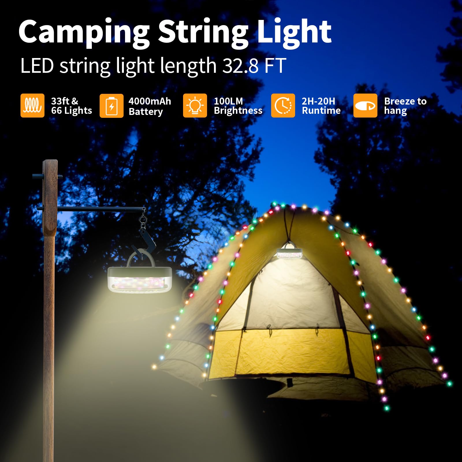 Phylosal Camping String Lights - Image 3