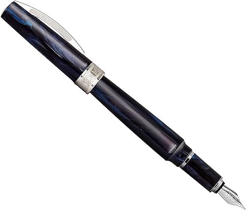 Visconti MIRAGE FOUNTAIN PEN NIGHT BLU punta mediana de acero