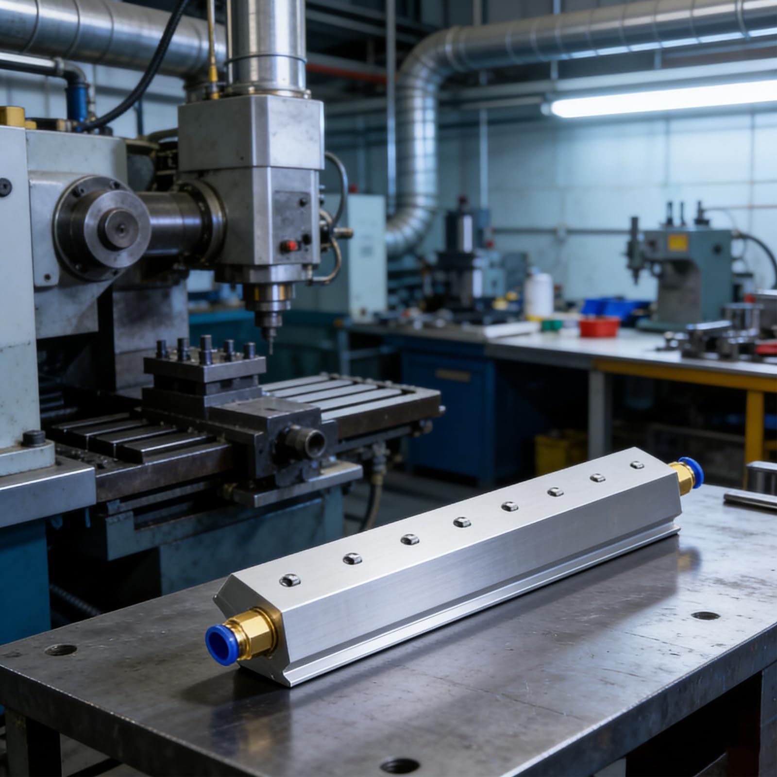 Soplador de cuchillos de aire industrial, hoja de aire que sopla el polvo, boquilla de aleación de aluminio para línea de producción, 30-2100 mm, uso con compresor de aire