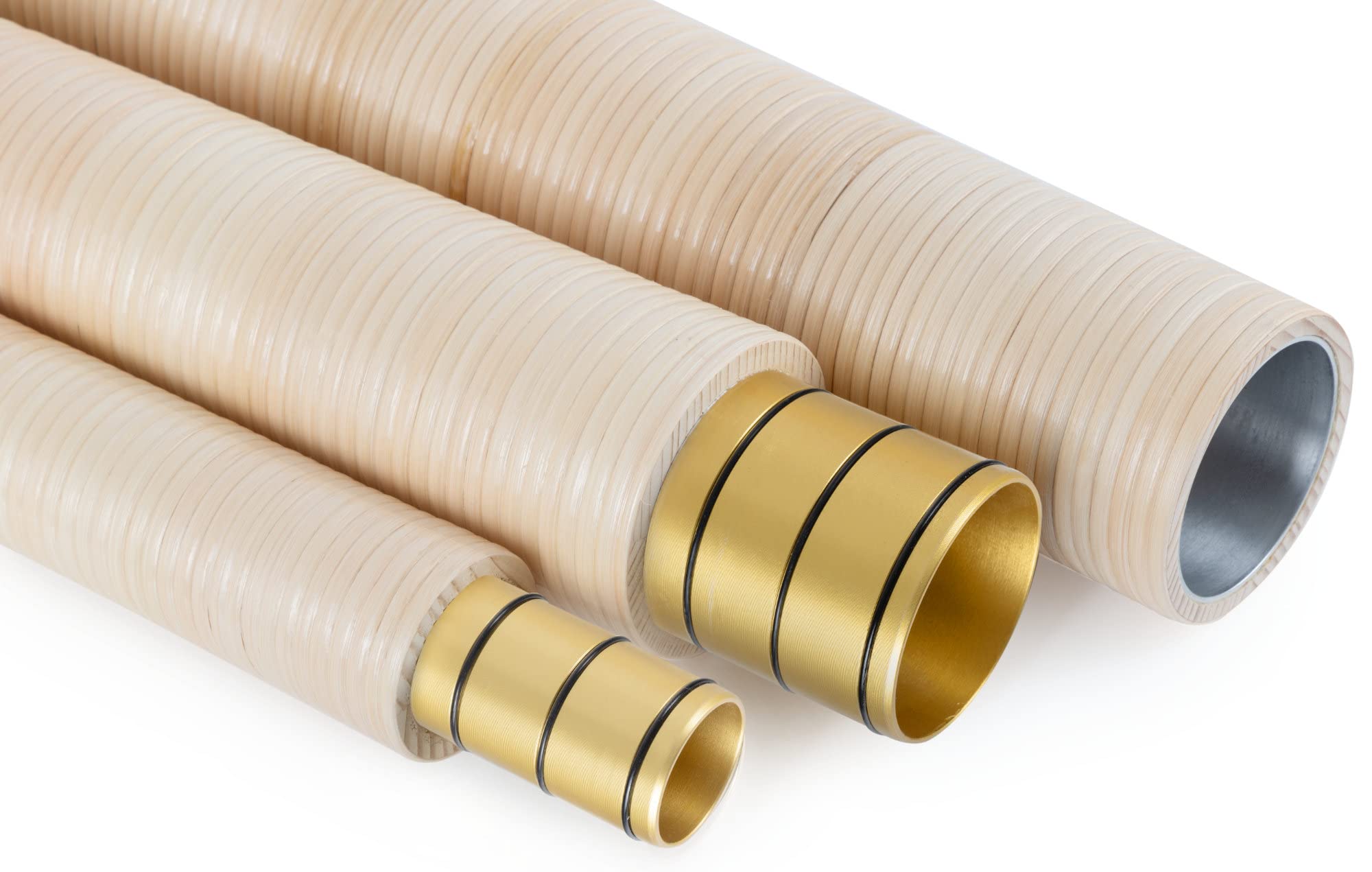 Alphorn Deluxe Fichte F (3-teilig, F-Stimmung, 360 cm, mit Peddigrohr umwickelt, 440 Hz, inkl. 19 mm Mundstück)