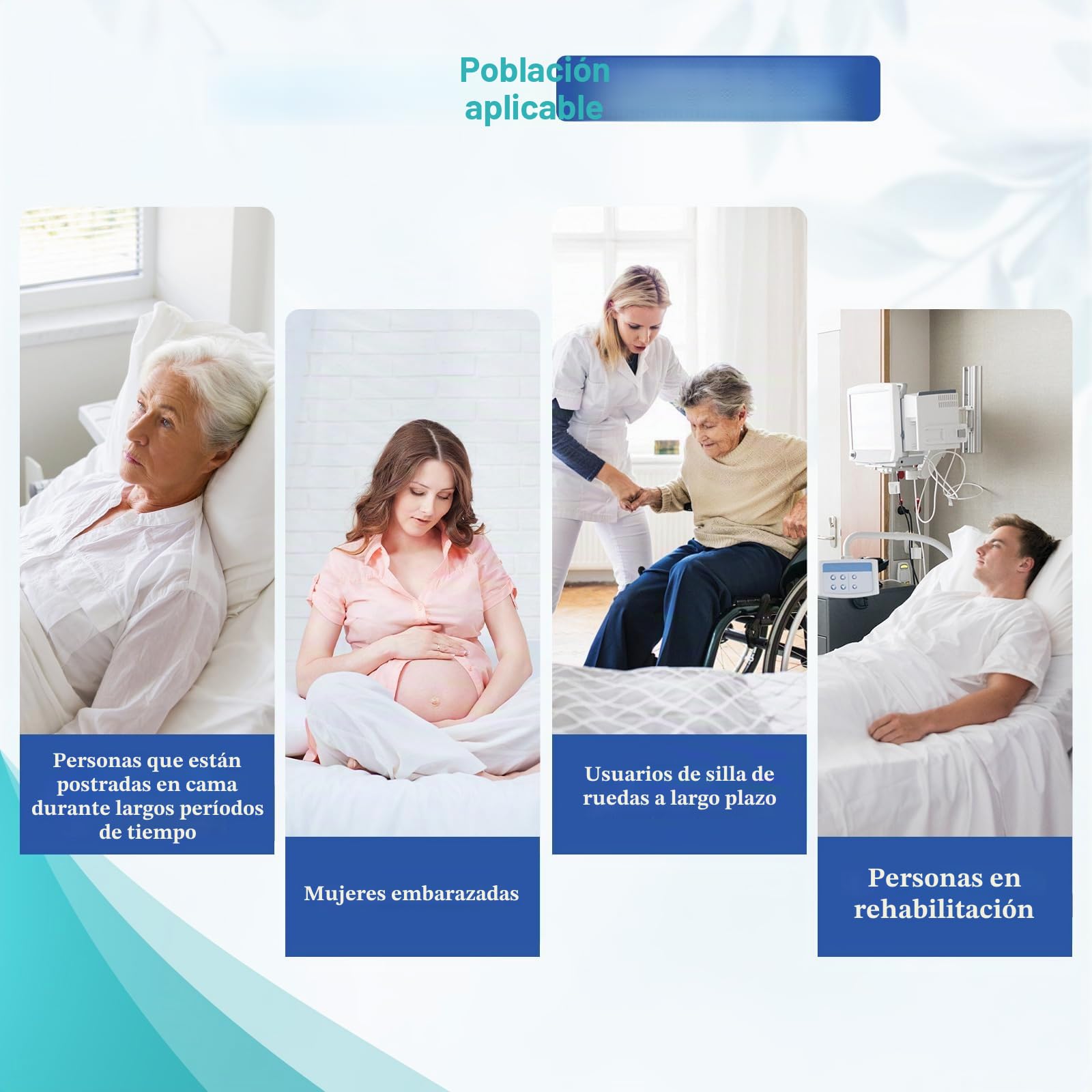 Almohadilla de posicionamiento con asas reforzadas, sábana de transferencia multiusos para girar, levantar y reordenar, para ancianos y pacientes