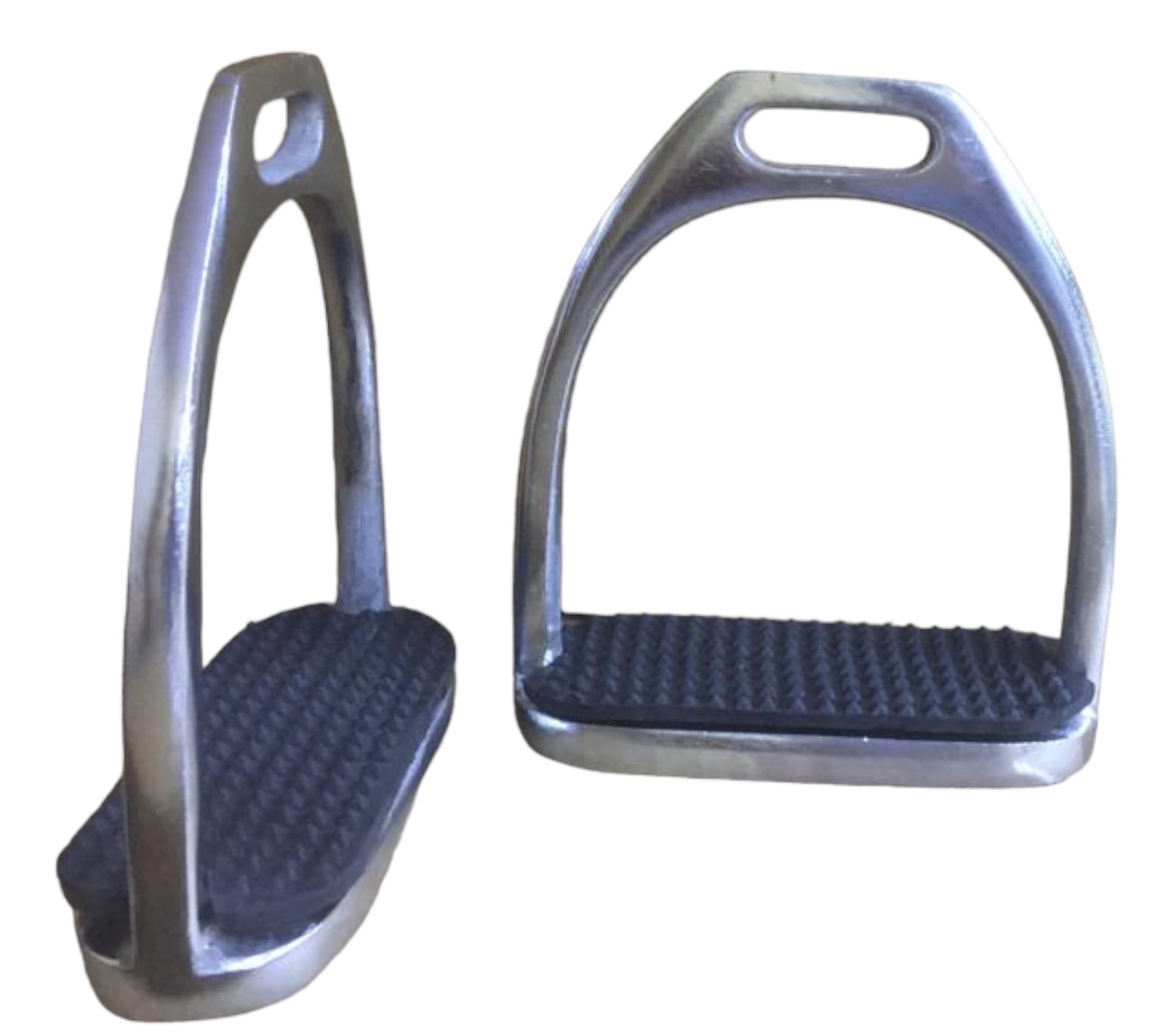 Majestic AllyIron Stirrups with Rubber Pad for English Saddles