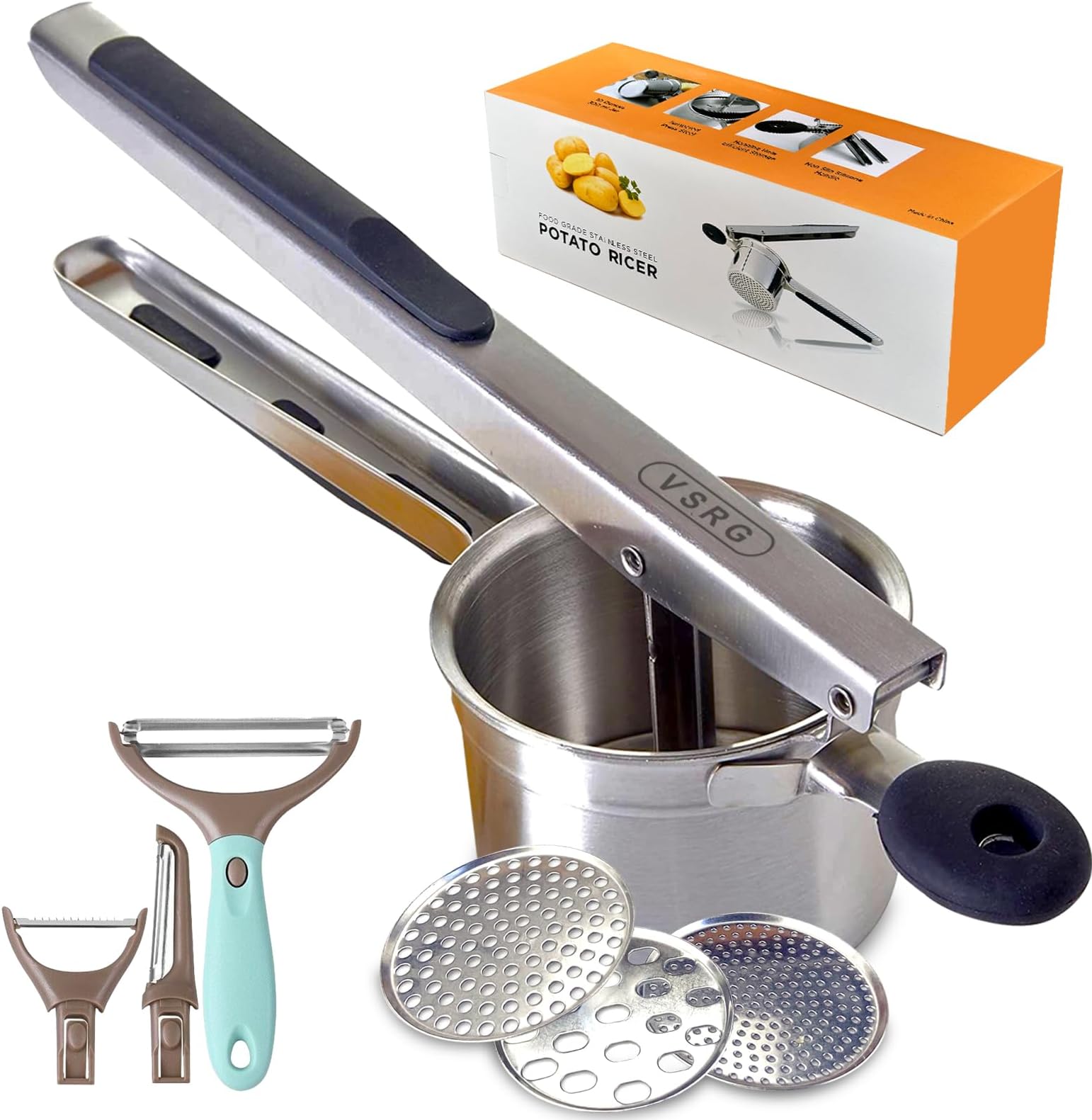 Masha Official Electric Potato Masher Hand Blender 3in1 Multi Tool