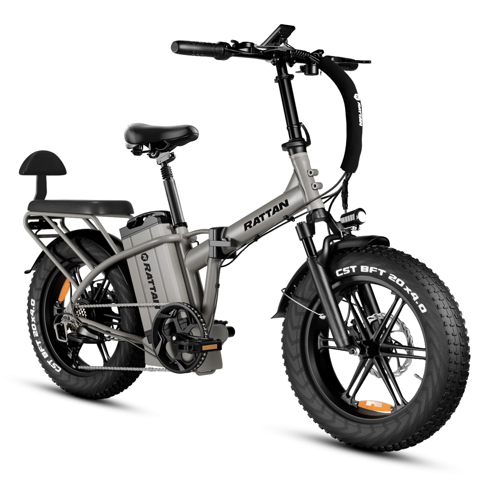 Rattan LM/LF PRO/Ultra Bicicletta Elettrica Pieghevole per Adulti, Batteria Rimovibile 48V 40,5Ah/18Ah 1944Wh/864Wh, Autonomia 195 km /120 km, 2 Posti