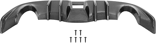 Miniatura 7 de HECASA Difusor Trasero Labio de Parachoques Compatible con Nissan 370Z Z34 Cupé 2009-2020 Modelo de 2 Puertas Estilo Aleta de Tiburón Alerón Trasero