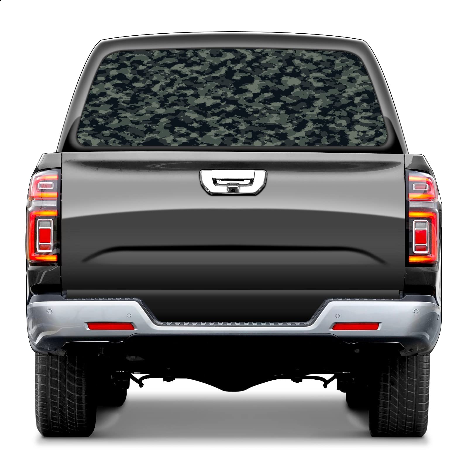 Autocollant Camouflage Crâne Yeux Réfléchissants - Vinyle Mat Pour Voiture/camion