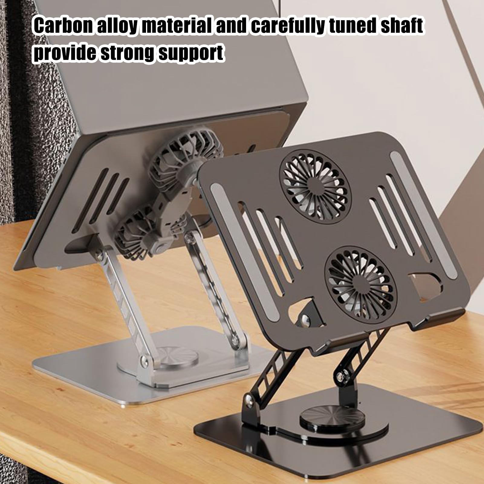 Soporte para computadora portátil plegable para escritorio