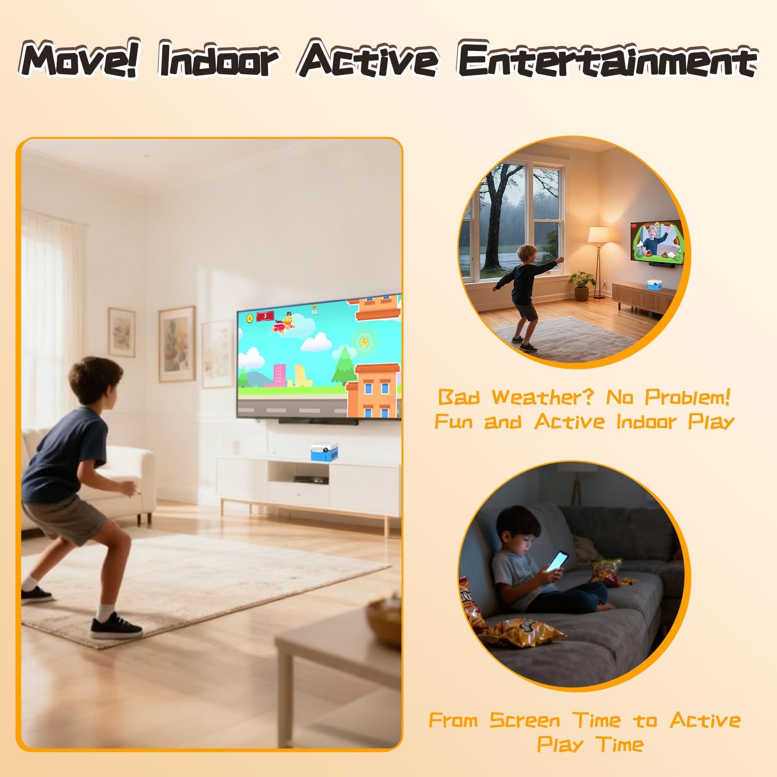 Amazon.com: KINHANK MotionX - Motion Sensing Game Console for