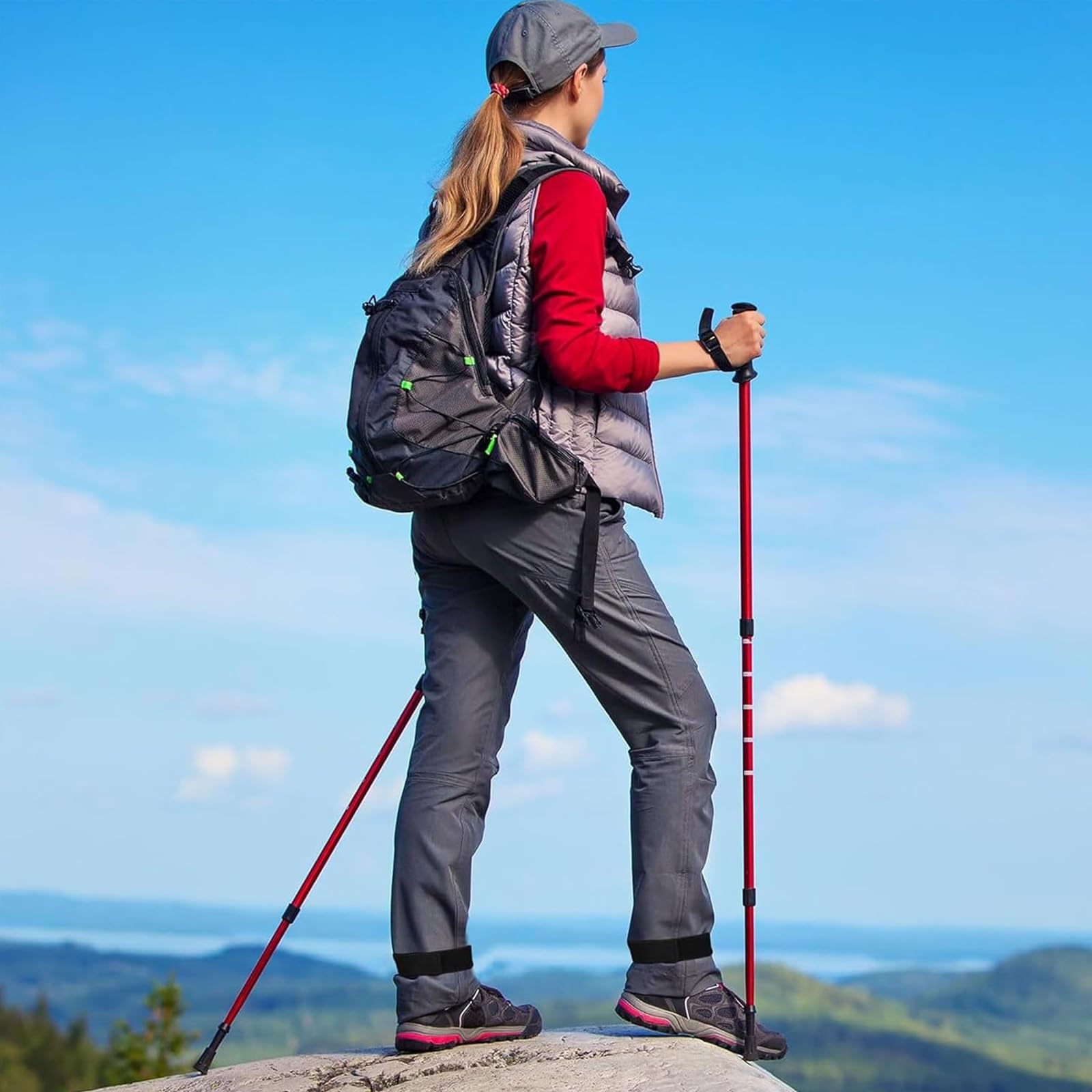 3 pares de clips de bicicleta, banda elástica para pantalones de ciclismo, pantalones de bicicleta, pantalones de botas, blusas, banda de seguridad para senderismo, camping, vadeadores, pesca,
