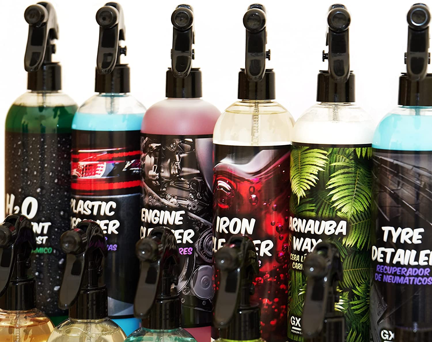 Pack Pro Limpieza GxDetail - Kit Total Limpieza de Coche Gx Detail - Con Accesorios - Pack con todo lo necesario para Limpieza del Auto (Sin Accesorios)