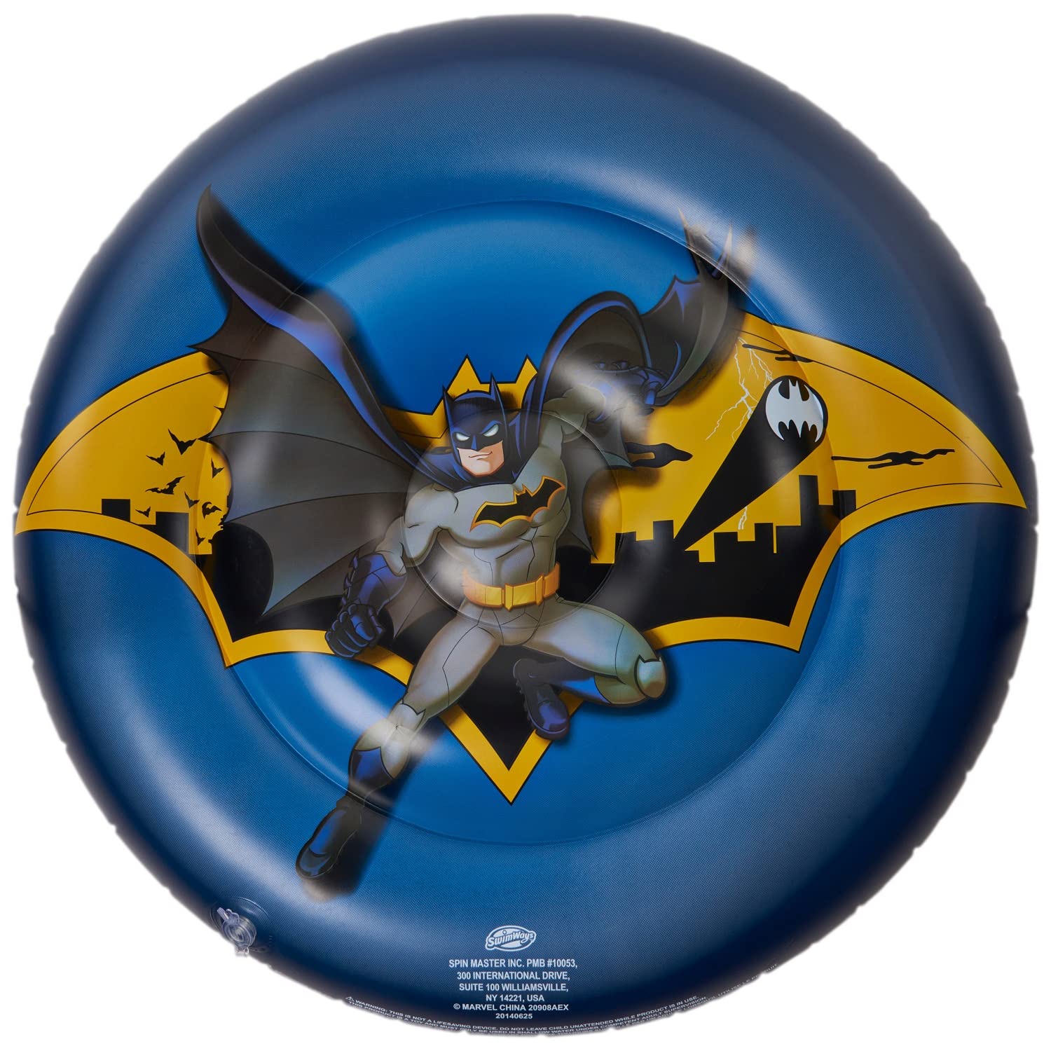 SwimWaysBatman Rvrsb Lrg InfltbFloat