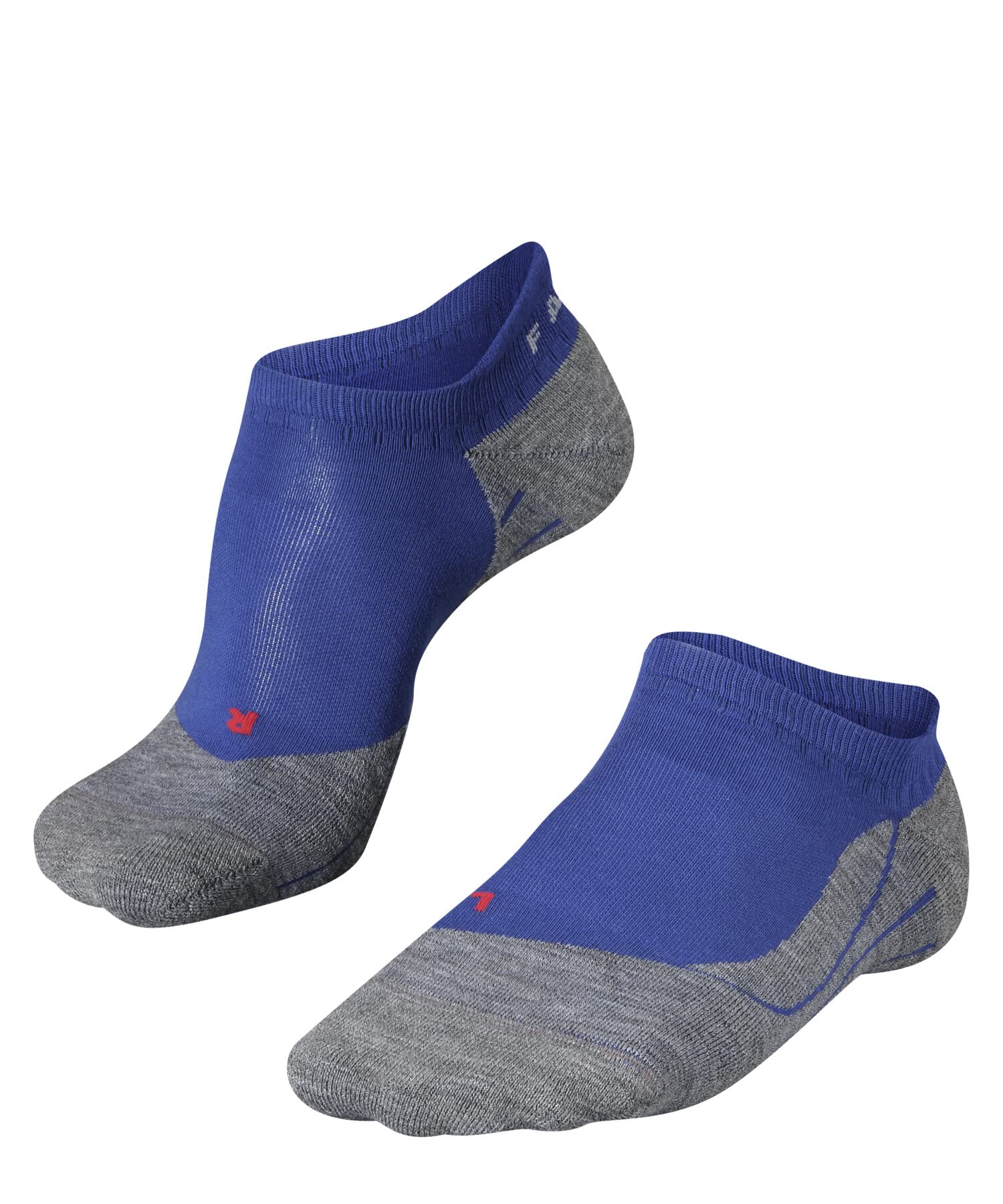 FALKE Men's RU4 Endurance Invisible M In Cotton Anti-Blister 1 Pair Running Socks, Blue Athletic 6451, 9.5-10.5