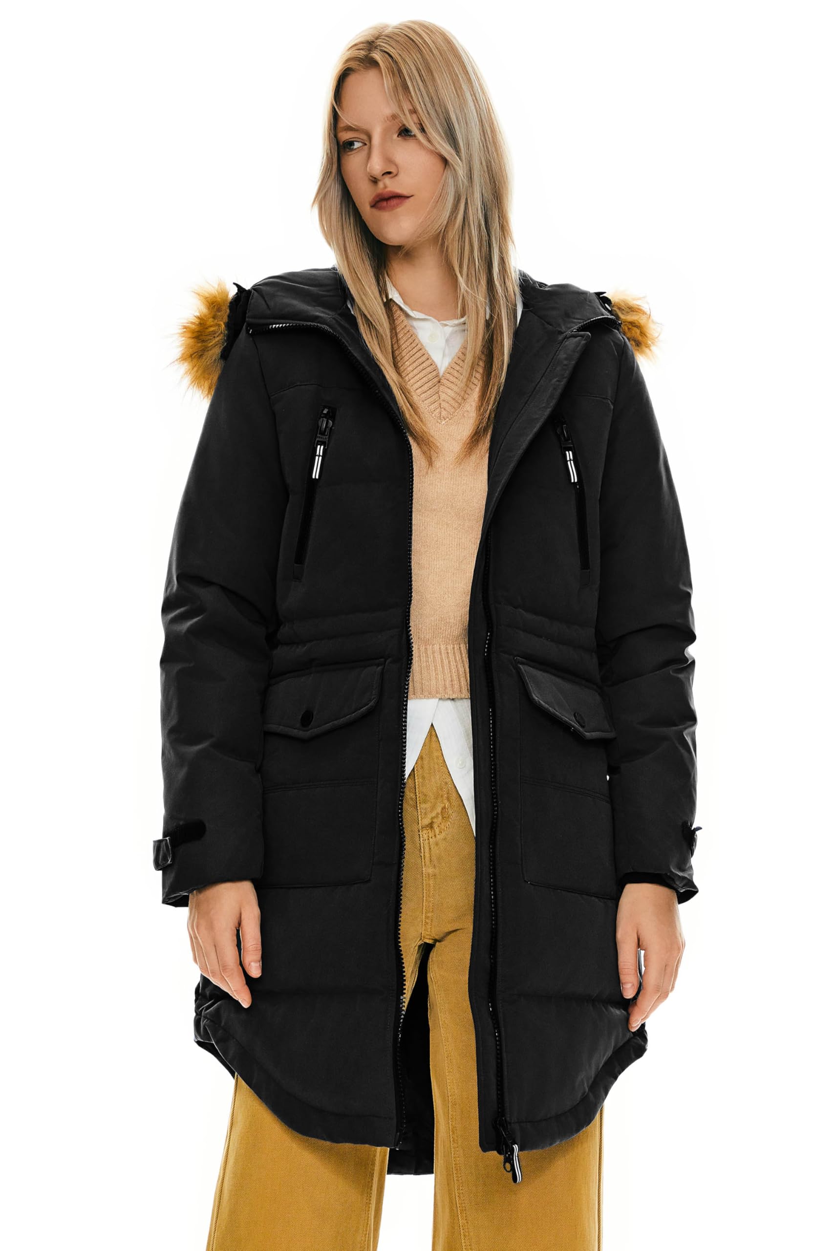 Orolay Women's Thickened Down Jacket Winter Warm Down Coat