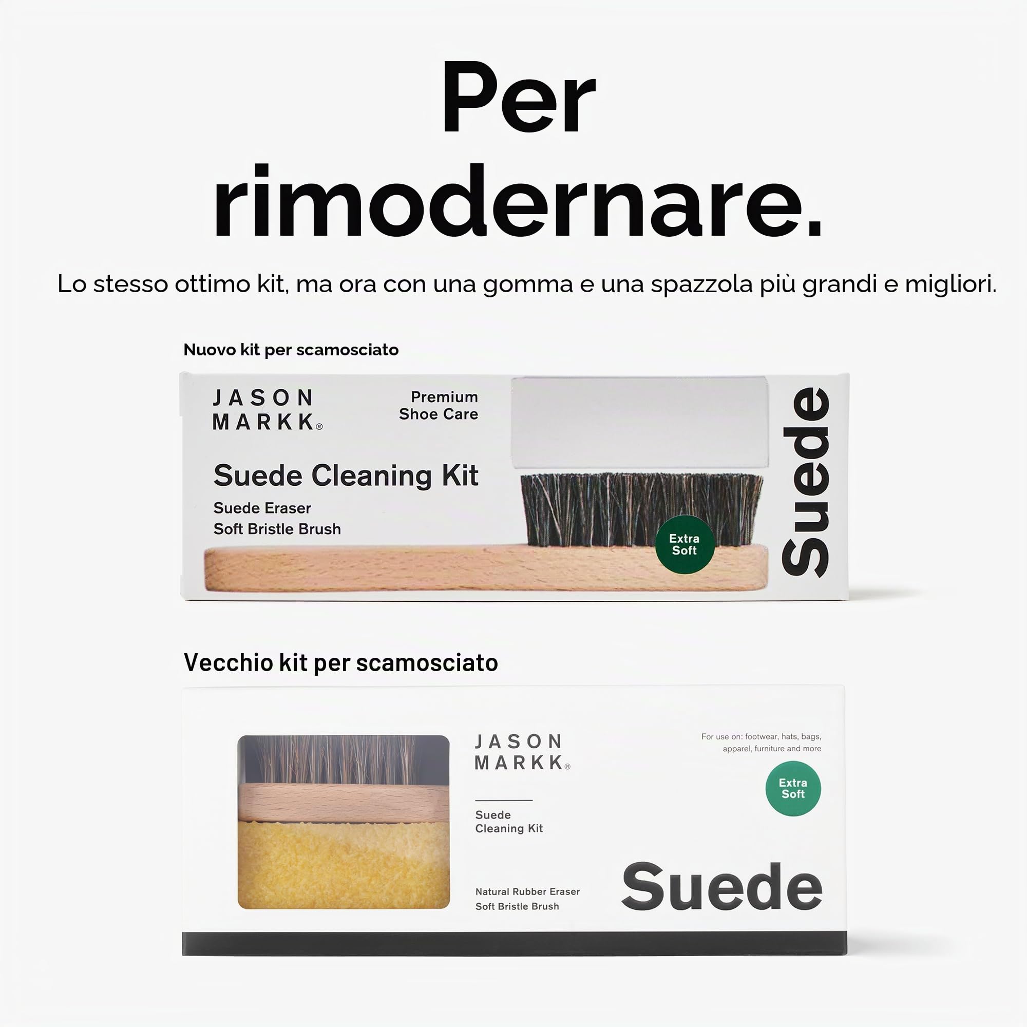 Jason Markk Unisex Premium Shoe Cleaning Kit Repellent Brush for Sneakers