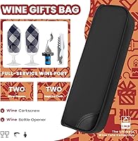 Vista 5 de ALLCAMP - Bolsa de vino con compartimento refrigerador, juego de picnic que lleva dos juegos de vajilla