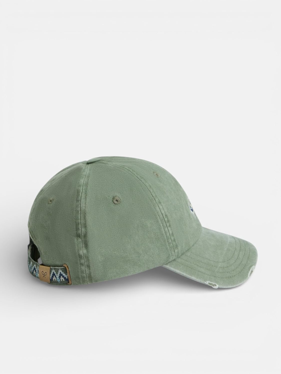 Ethnic Racket Cap in Green by SILBON