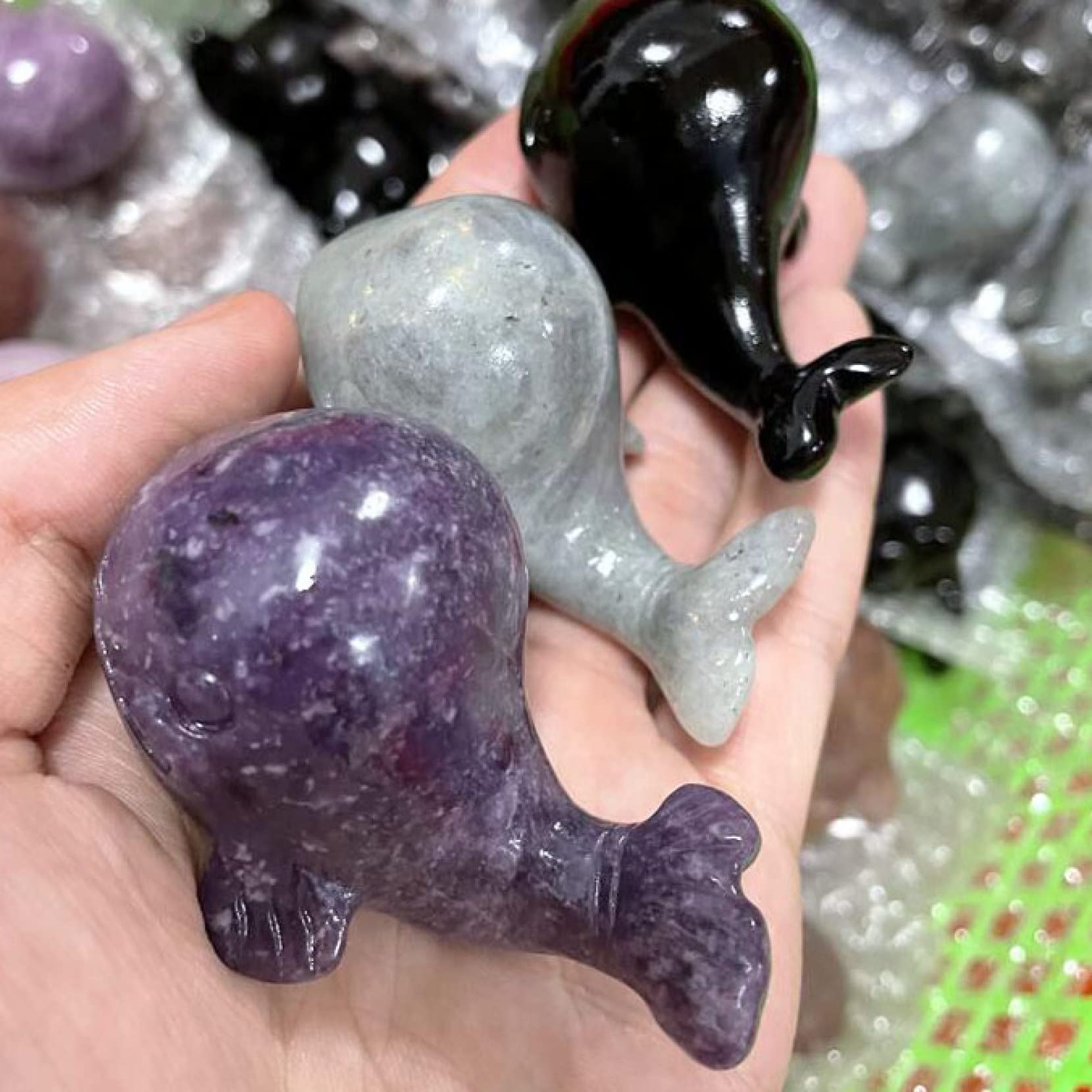 天然クォーツクリスタル置物 楽天市場】【45mm】水晶 りんご 1個 天然石 パワーストーン 天然水晶