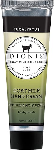 Miniatura 1 de Dionis Crema de manos para el cuidado de la piel con leche de cabra (Eucalyptus, 1 oz)