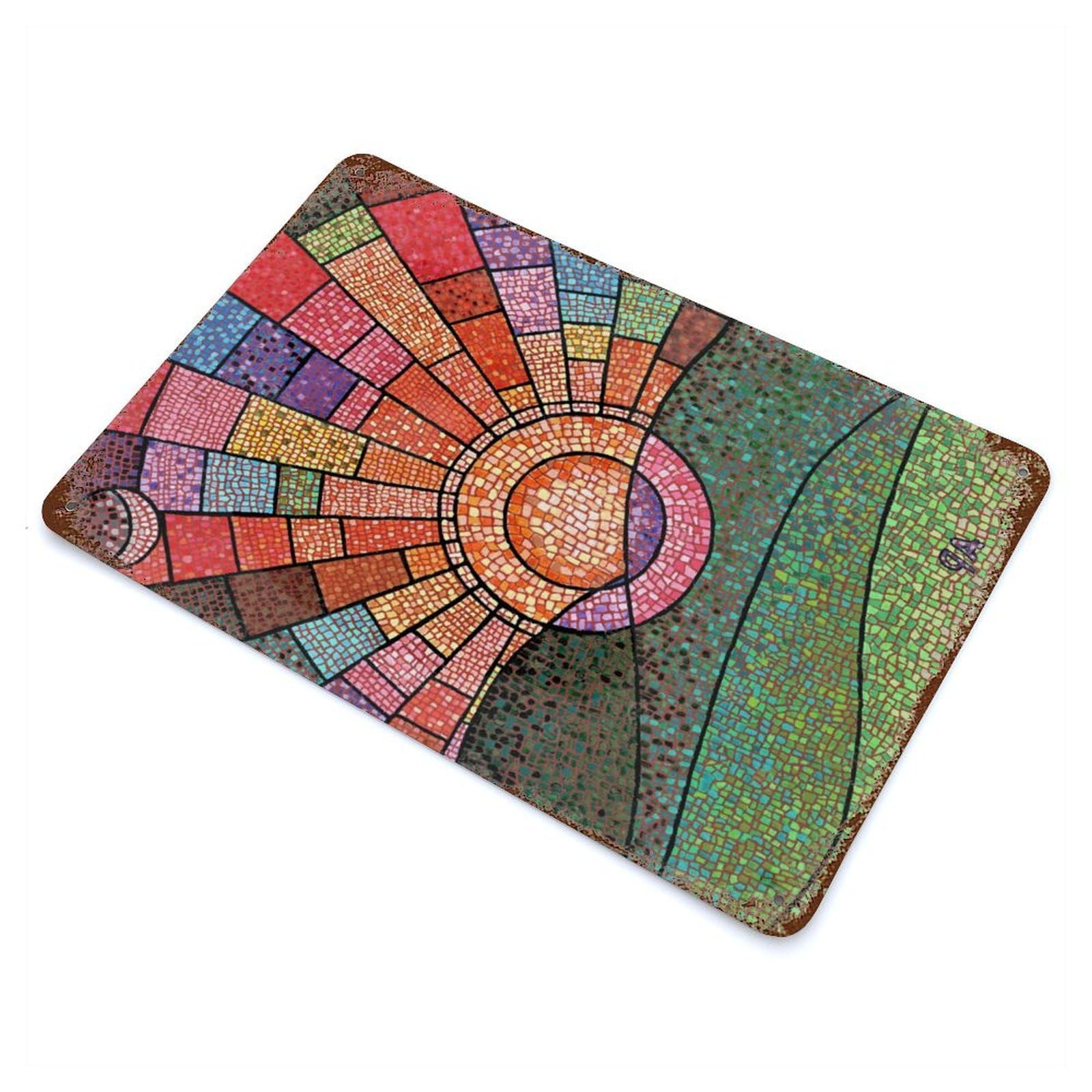 The Sun Will Rise Decorative Tin Sign 11.8"x7.9", Ideal for Basement, Hobby Room And Garage Decor