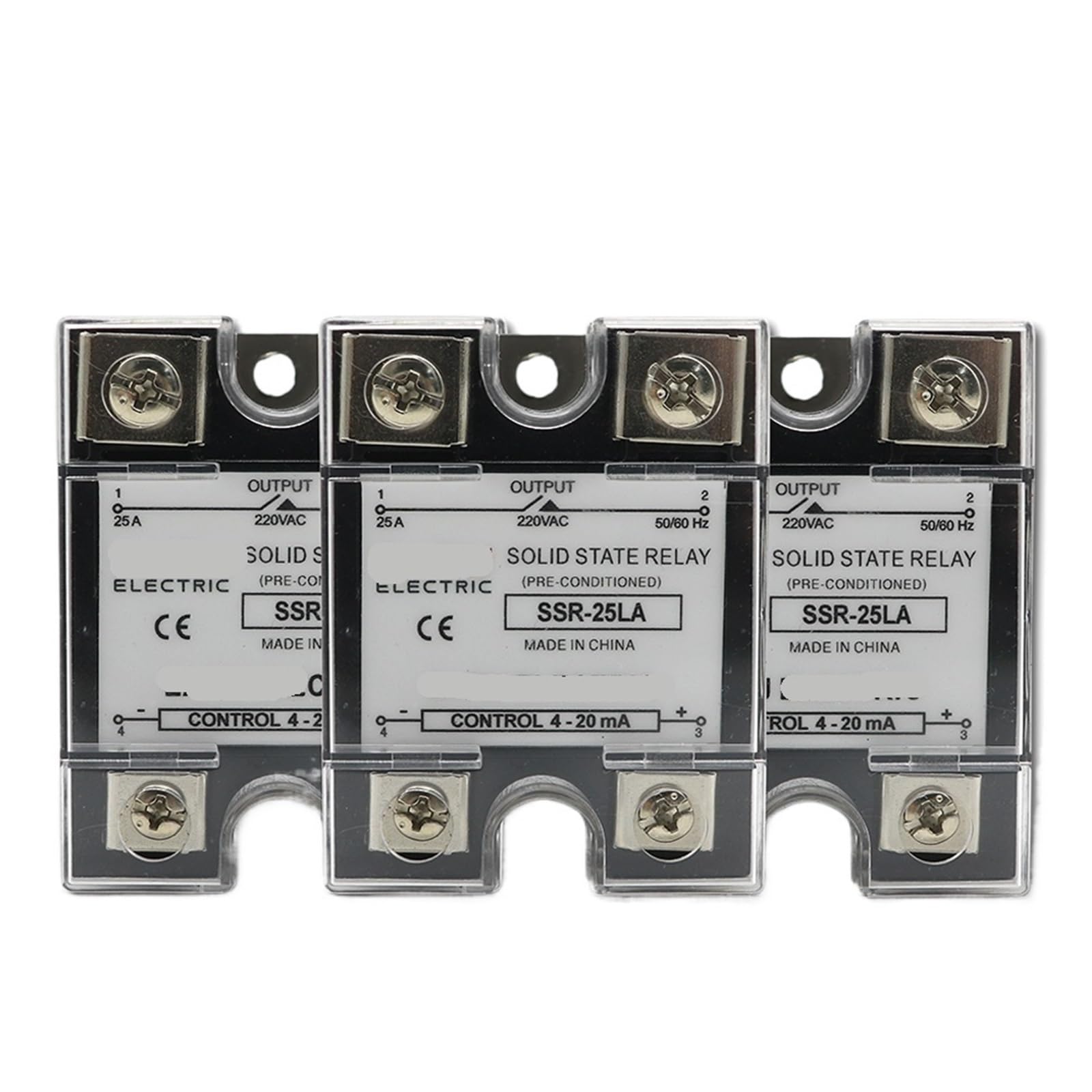 Relais à semi-conducteurs SSR 80A monophasé évite l'usure mécanique des contacteurs 220VAC - 3