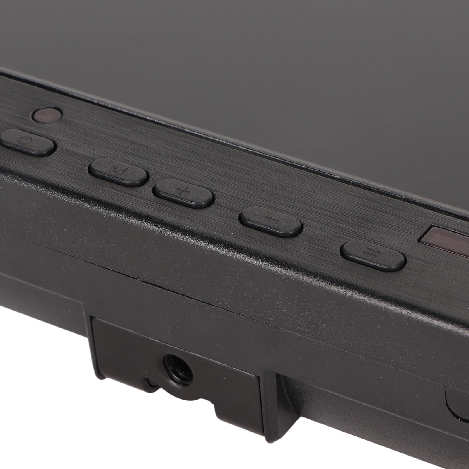 Écran Portable, 100-240V Plug and Play Haut-parleurs Intégrés Moniteur Portable Interface Multimédia HD avec Prise en Charge de la Télévision pour Les Jeux (Support en Fer Prise