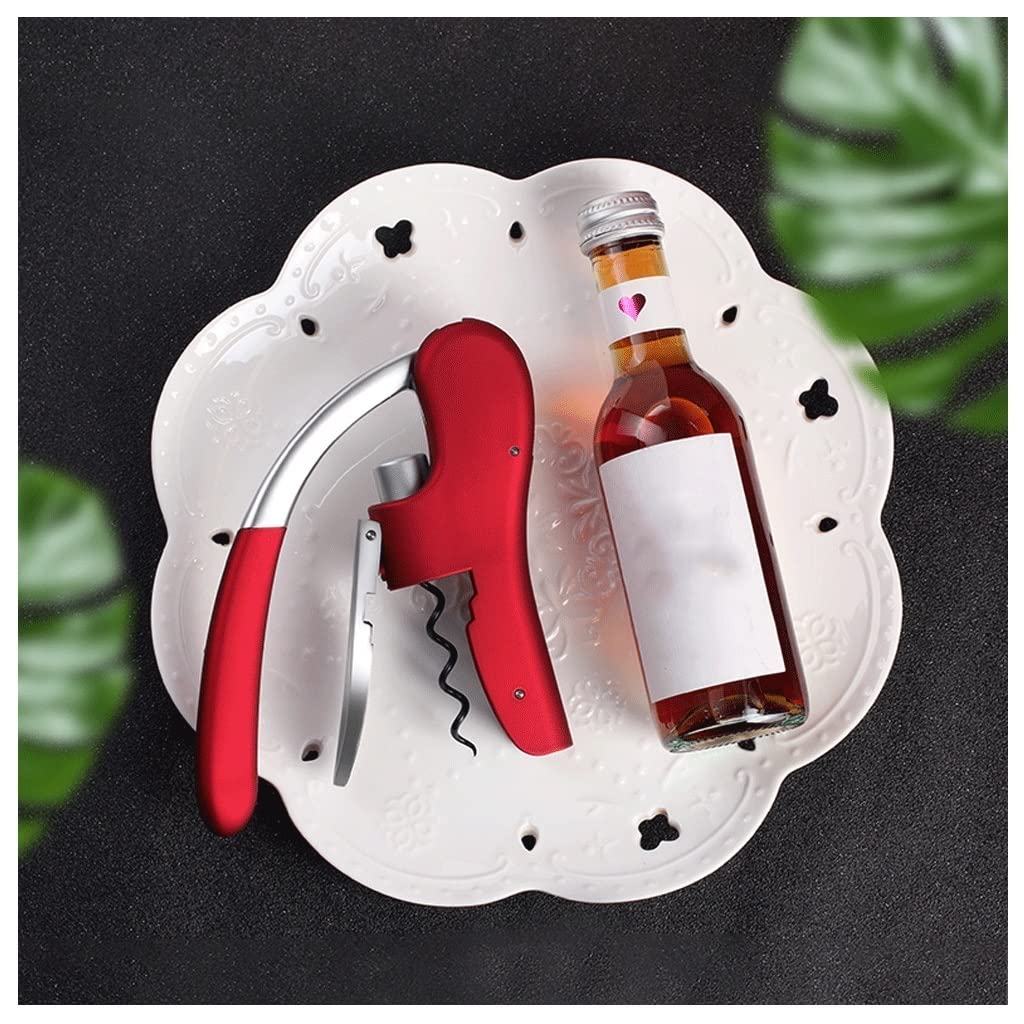 Otwieracz do butelek otwieracz do piwa czerwone wino korkociąg dom wino spirala kreatywny wielofunkcyjny typ odpowiedni do restauracji i barów, hoteli, kuchni wino piwo korkociąg (kolor: A)