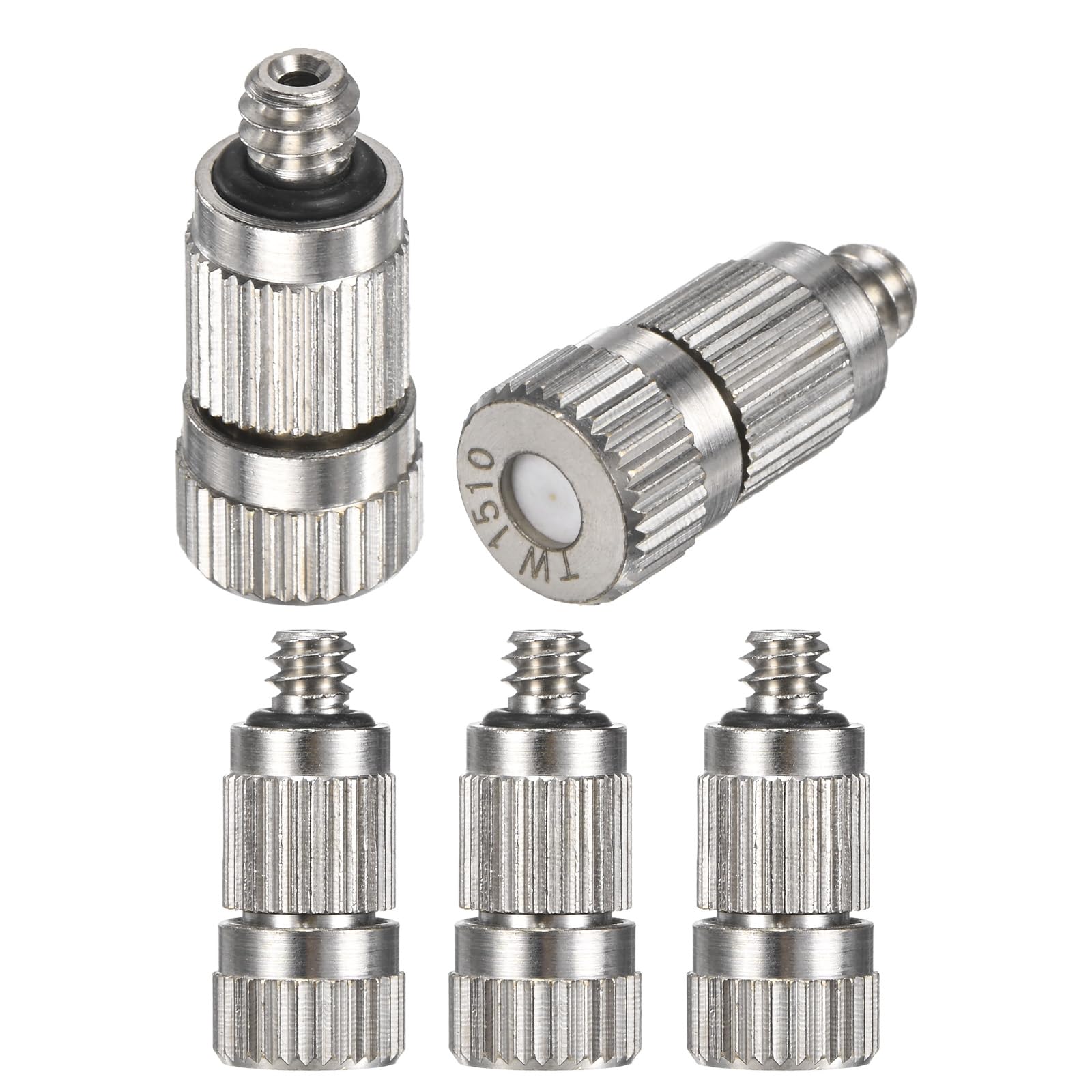 20 sztuk mosiężnych dysz zraszających, dysze zraszające o otworze 0,006"/0,15 mm, głowica dyszy zraszającej wysokociśnieniowej do systemów chłodzenia zewnętrznego/szklarni/ogrodów [3/16]