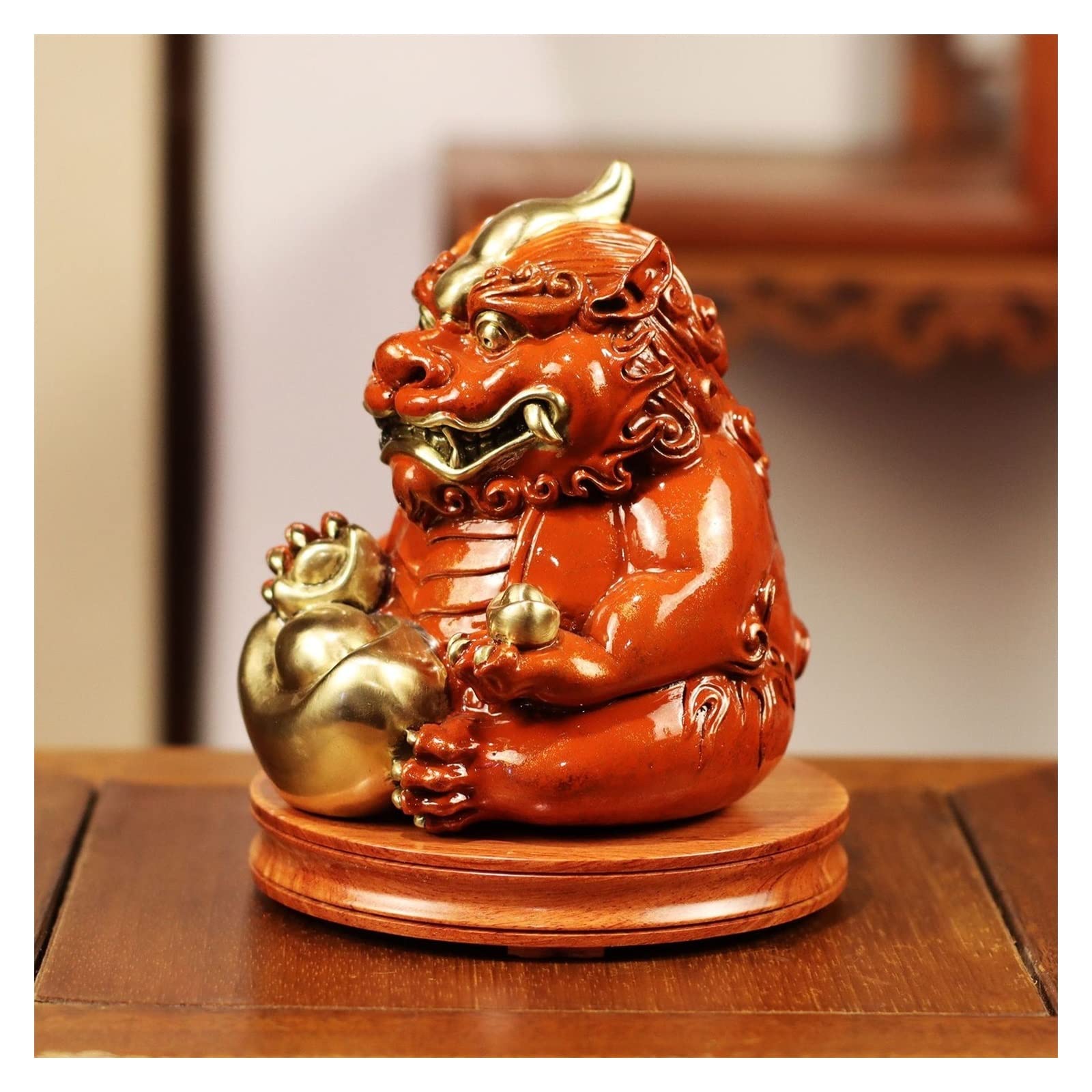 Wohndeko-Ornament Räucherstäbchen Brave Ornaments Kupferhandwerk Weihrauchbrenner Heimarbeitszimmer Wohnzimmerdekoration Ornamente Rui Beast Gute Bedeutung