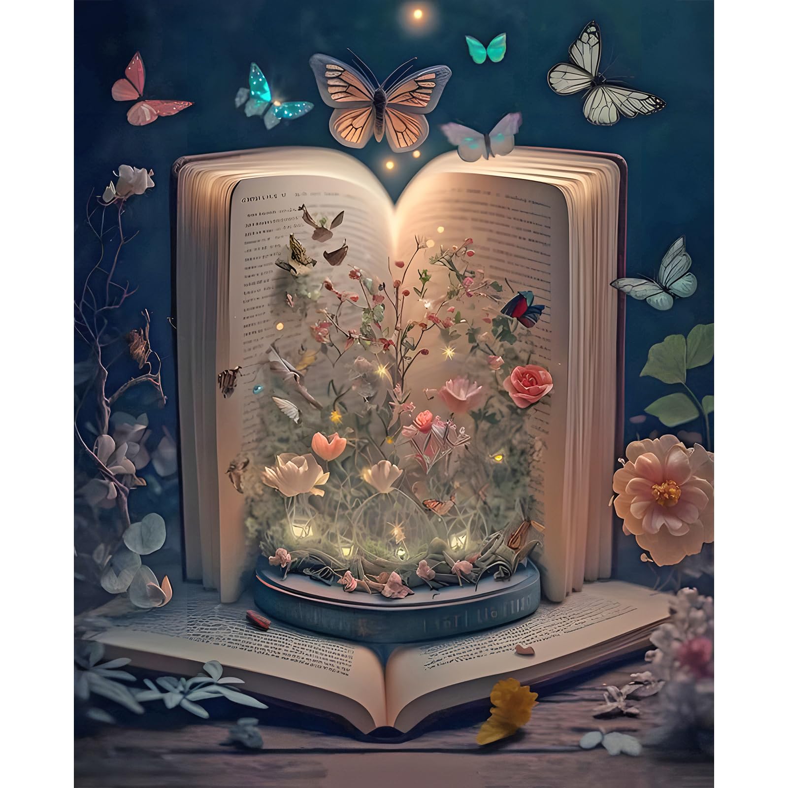 Doe-het-zelf Diamant Schilderij Set Voor Kerstmis - 4 Stuks Wanddecoratie Voor Kinderen En Volwassenen