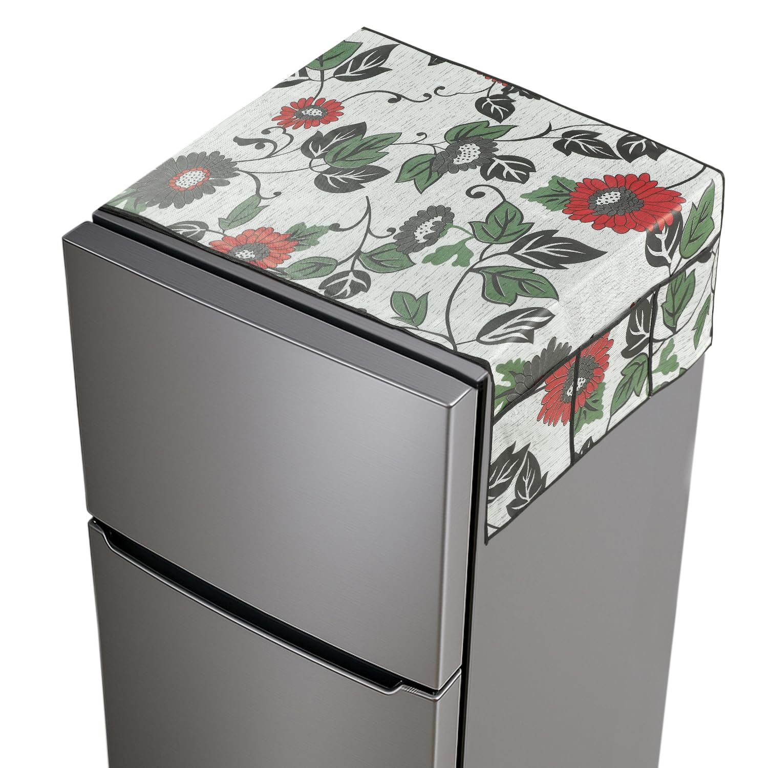 Refrigerator Top Cover - Floral Print -9