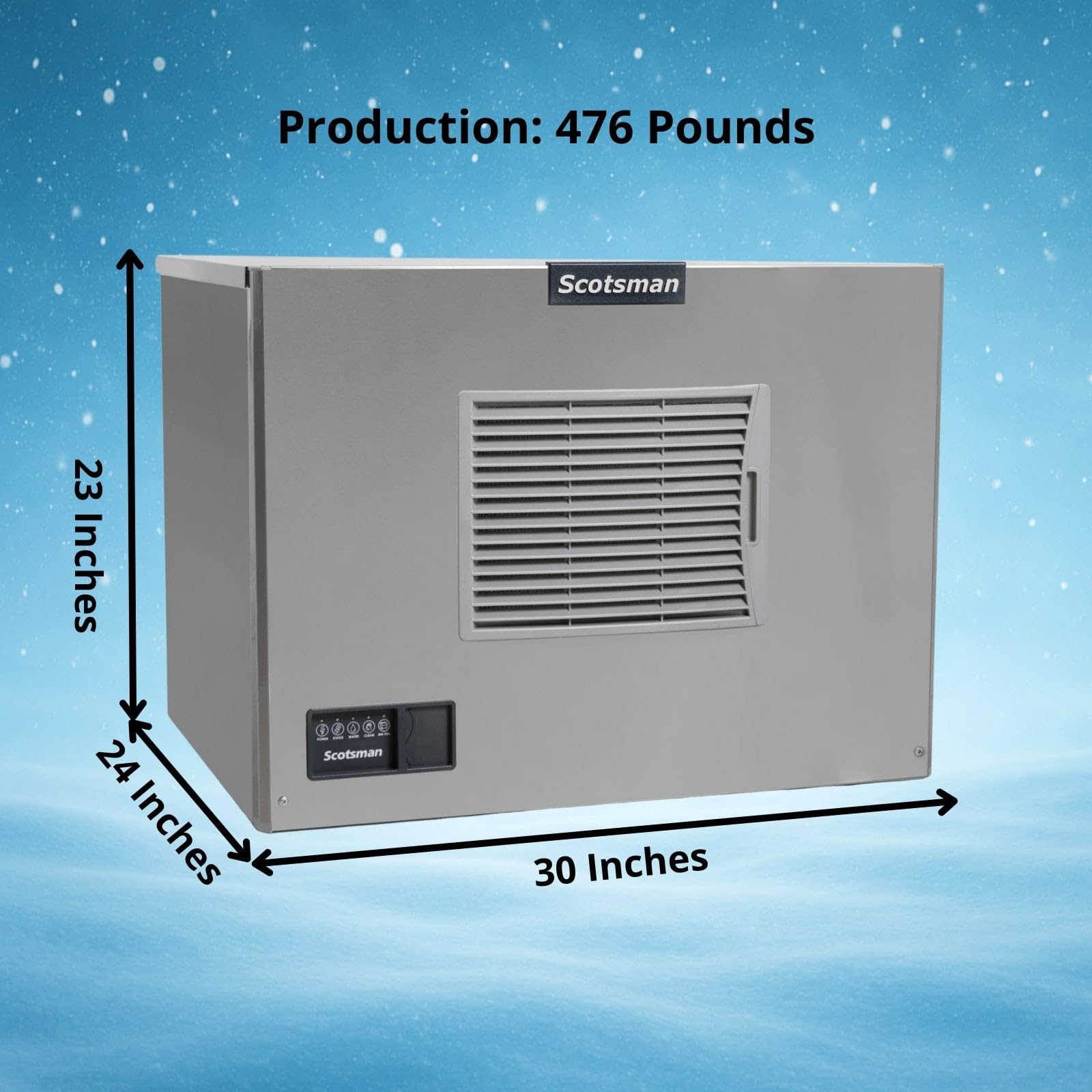Scotsman Prodigy Elite Small Cube 30" Ice Maker - 476 lb/Day on Fridge.com