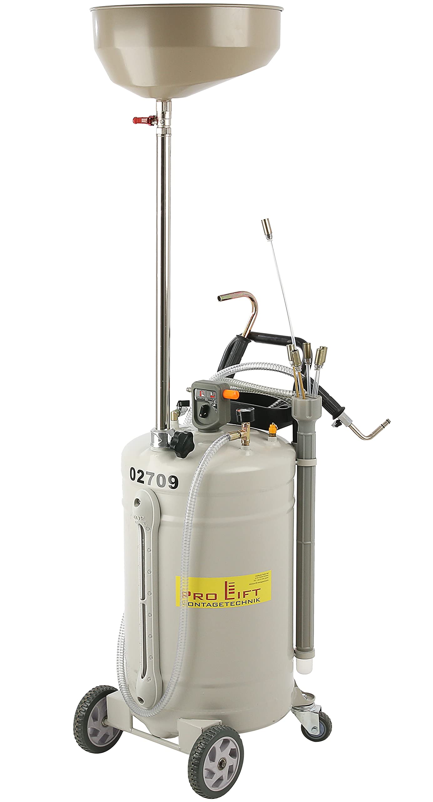 Professional-Line 02709 - Casseruola per olio, 80 l, 6 sonde pneumatiche