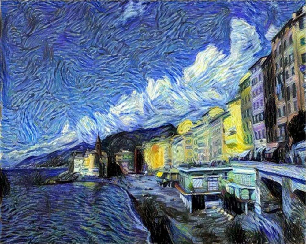 Peinture par numéros sur toile haut de gamme de la nuit étoilée
