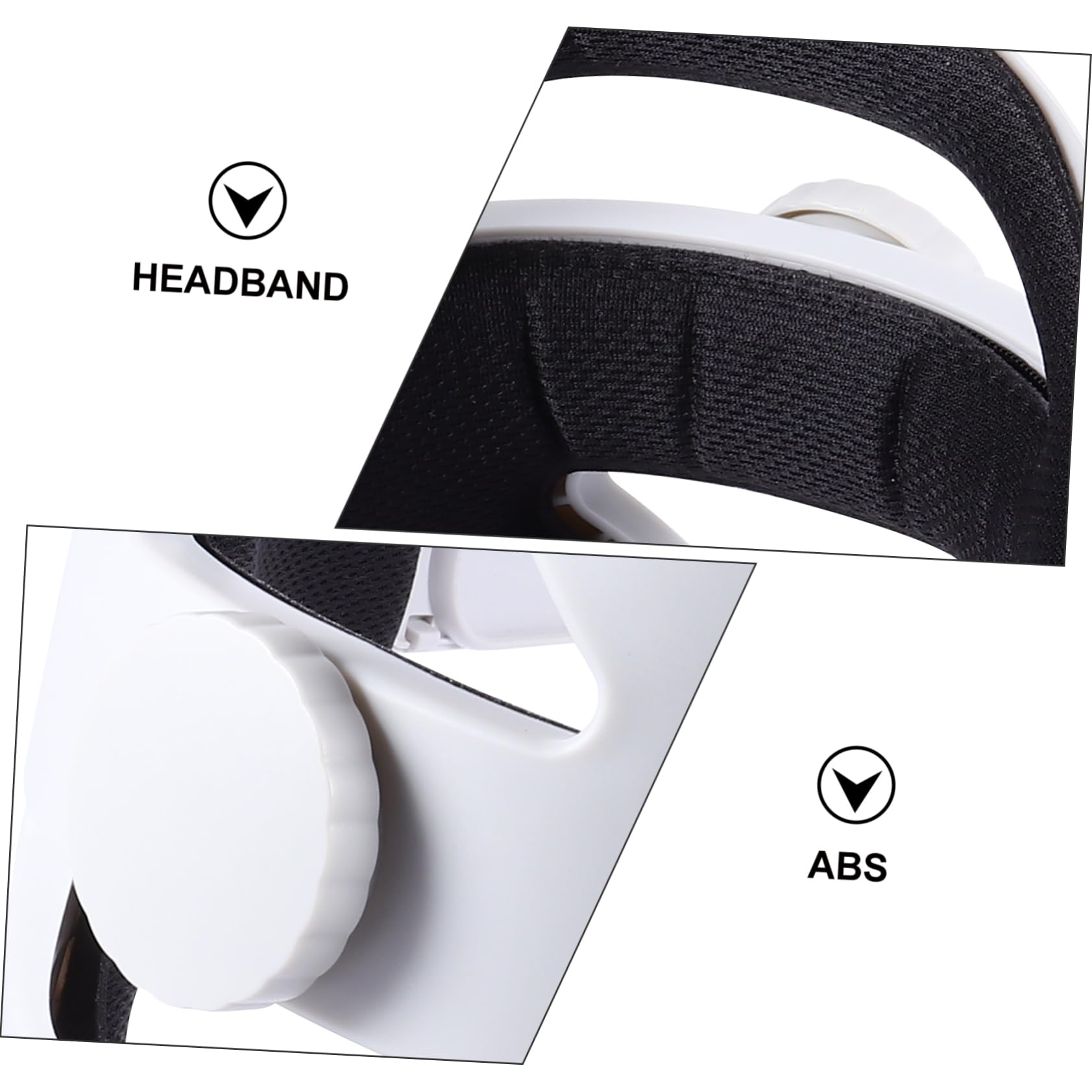 Operitacx Cinturino per Testa Compatibile con Visore Vr Cuscinetto per Testa Fascia Protettiva Antiscivolo Regolabile per Stabilità e Distribuzione del Peso