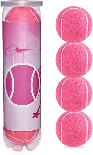 Miniatura 8 de Pelotas de tenis 3/4 – Pelotas de entrenamiento y práctica de alta elasticidad para principiantes, bolas de colores duraderas de alta visibilidad