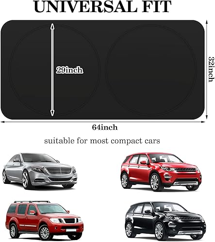 Miniatura 6 de Parasol plegable para parabrisas de automóvil, accesorios de automóvil, calor solar, rayos UV, protector de visera para automóviles, SUV, camiones