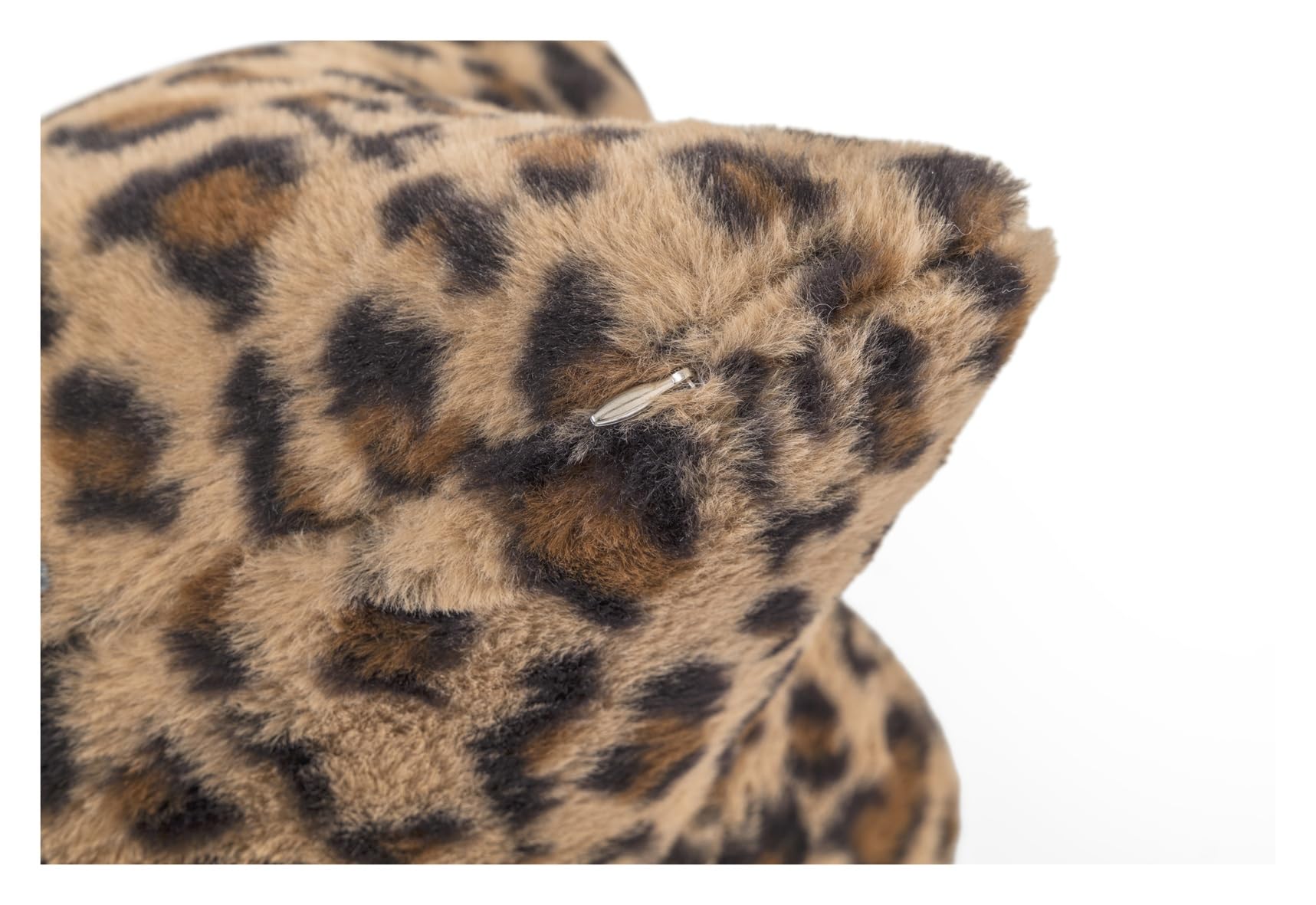 MAGMA Leseknochen | Panthera | Leopardenmuster | Nackenkissen | ca. 42x22x22 cm | Polyesterfüllung | Fellimitat | Made in Germany