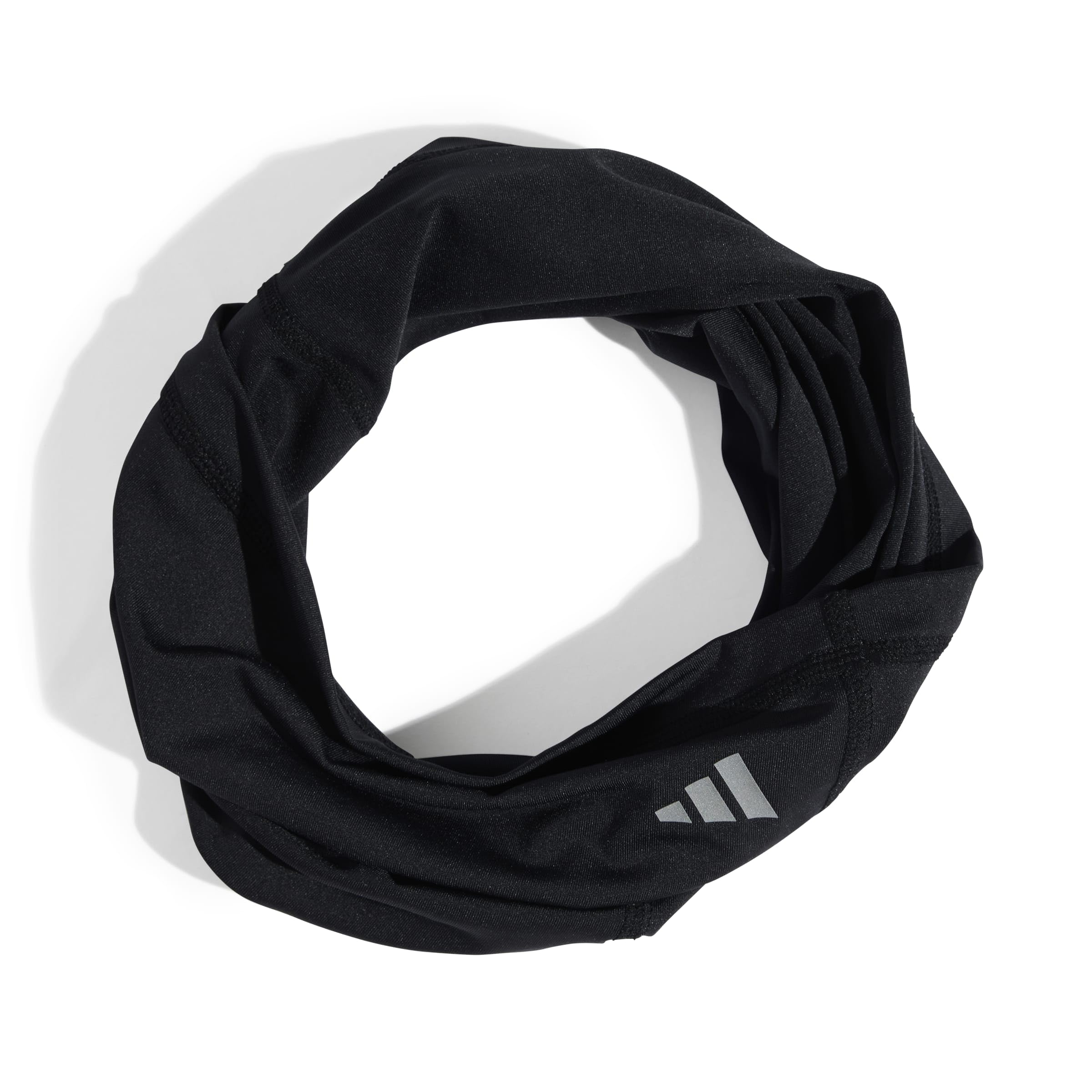 adidas Unisex Climacool Necksleeve Apparel Head Neck Covering, Black/Reflective Silver, S