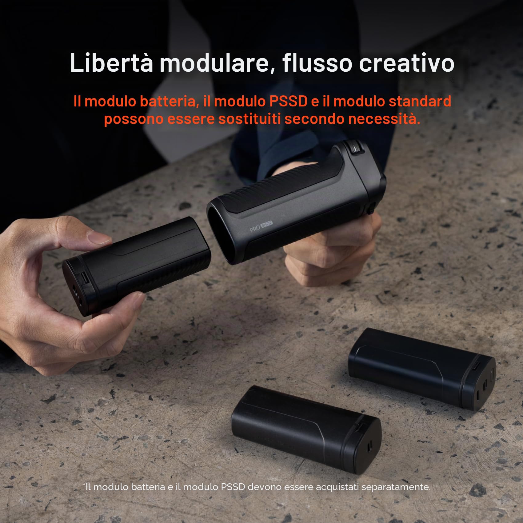 PGYTECH ProShot Kit Gabbia Video per Smartphone, Stabilizzatore da Vlog Lega di Alluminio con Doppia Impugnatura a Sgancio Rapido & Controllo Bluetooth Senza Fili per iPhone 17 PRO Max