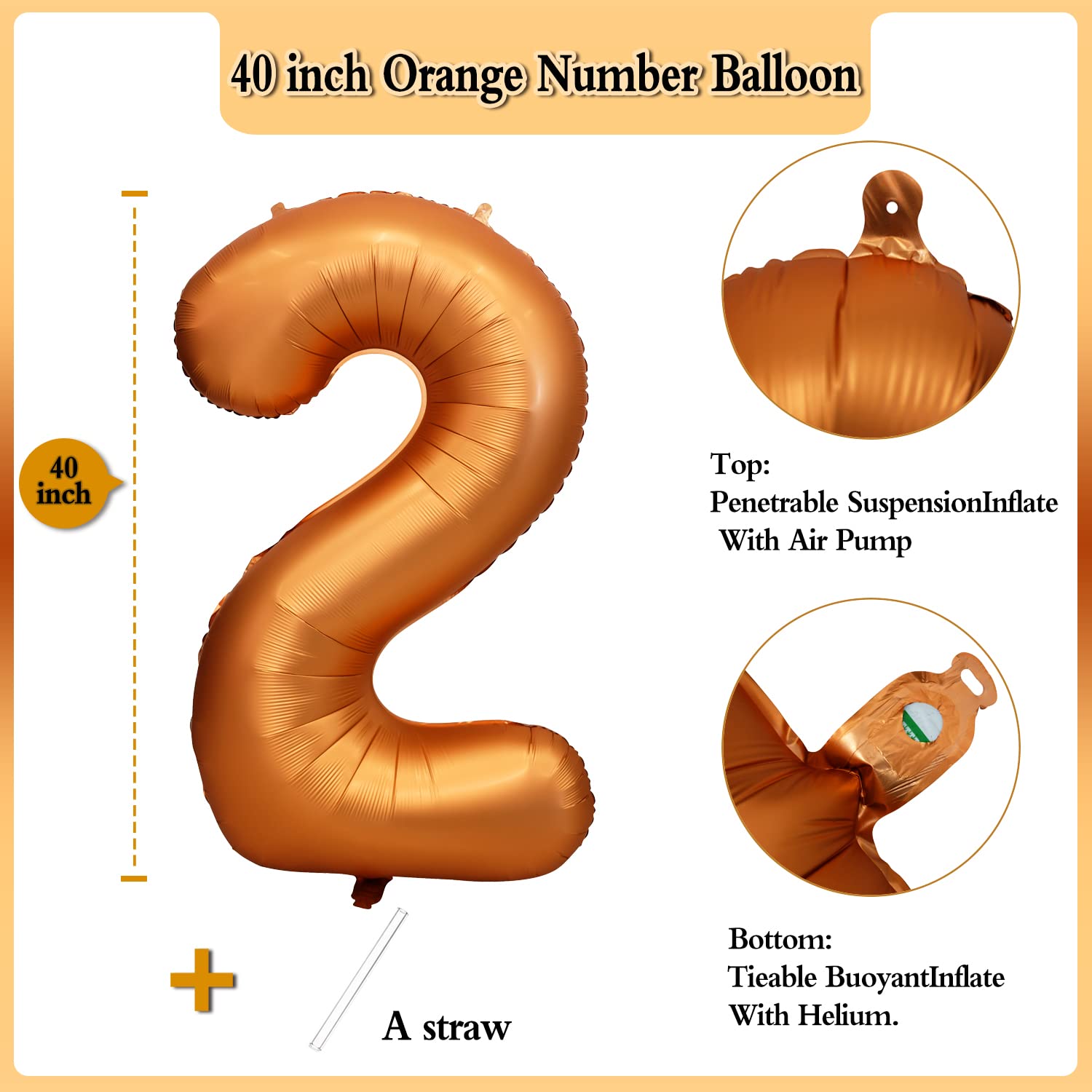 Red 0 balloon 40 Inch Giant Helium Foil Number 0 to 9 Red Balloon Birthday Wedding Party Digital Decorations (Number 0) — view 86