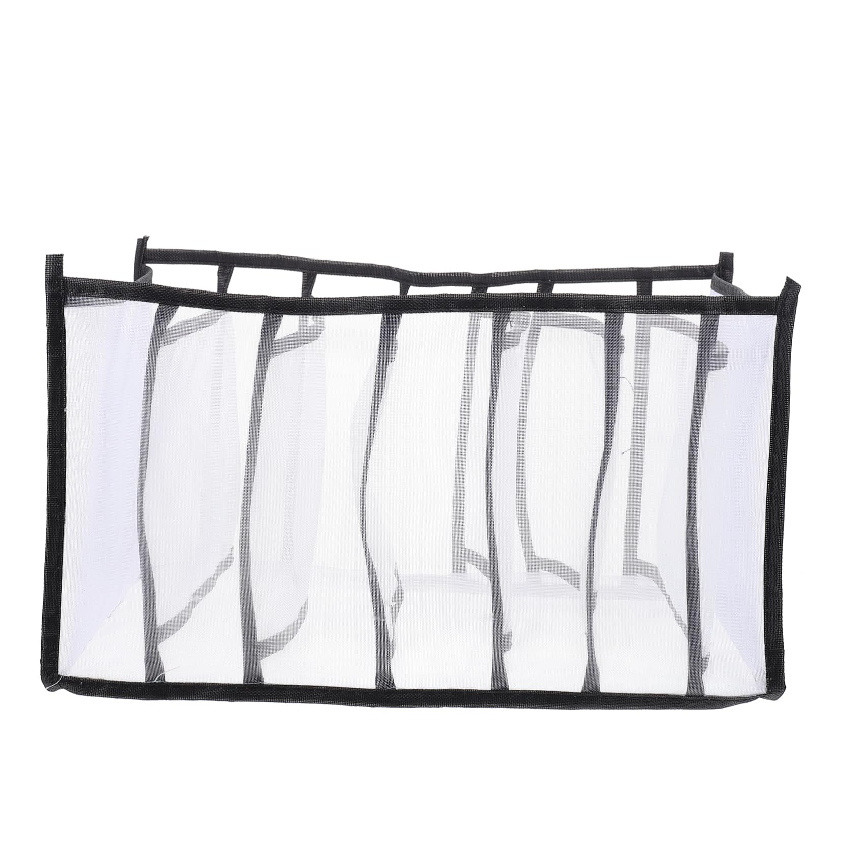 OKUMEYR 2PCS Cloth Storage Boxes for Home Organization Folding Pants Organizer with Multiple Compartments for Socks and Underwear Containers for Closets