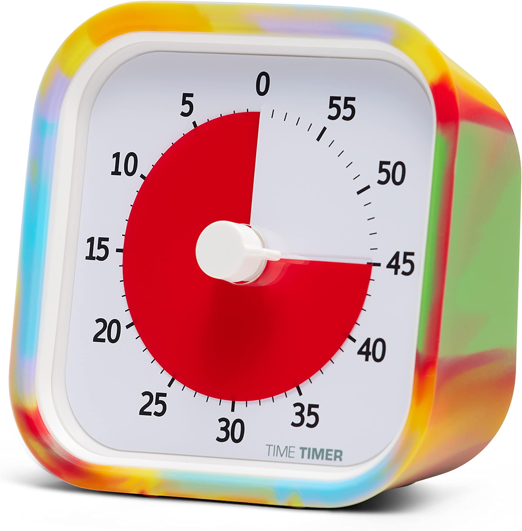 MOD Tie Dye ⁠— Special Edition ⁠⁠— Visual Timer for Kids Classroom Learning, Elementary Teachers Desk Clock, Homeschool Study Tool and Office Meetings with Silent Operation (Tie Dye)