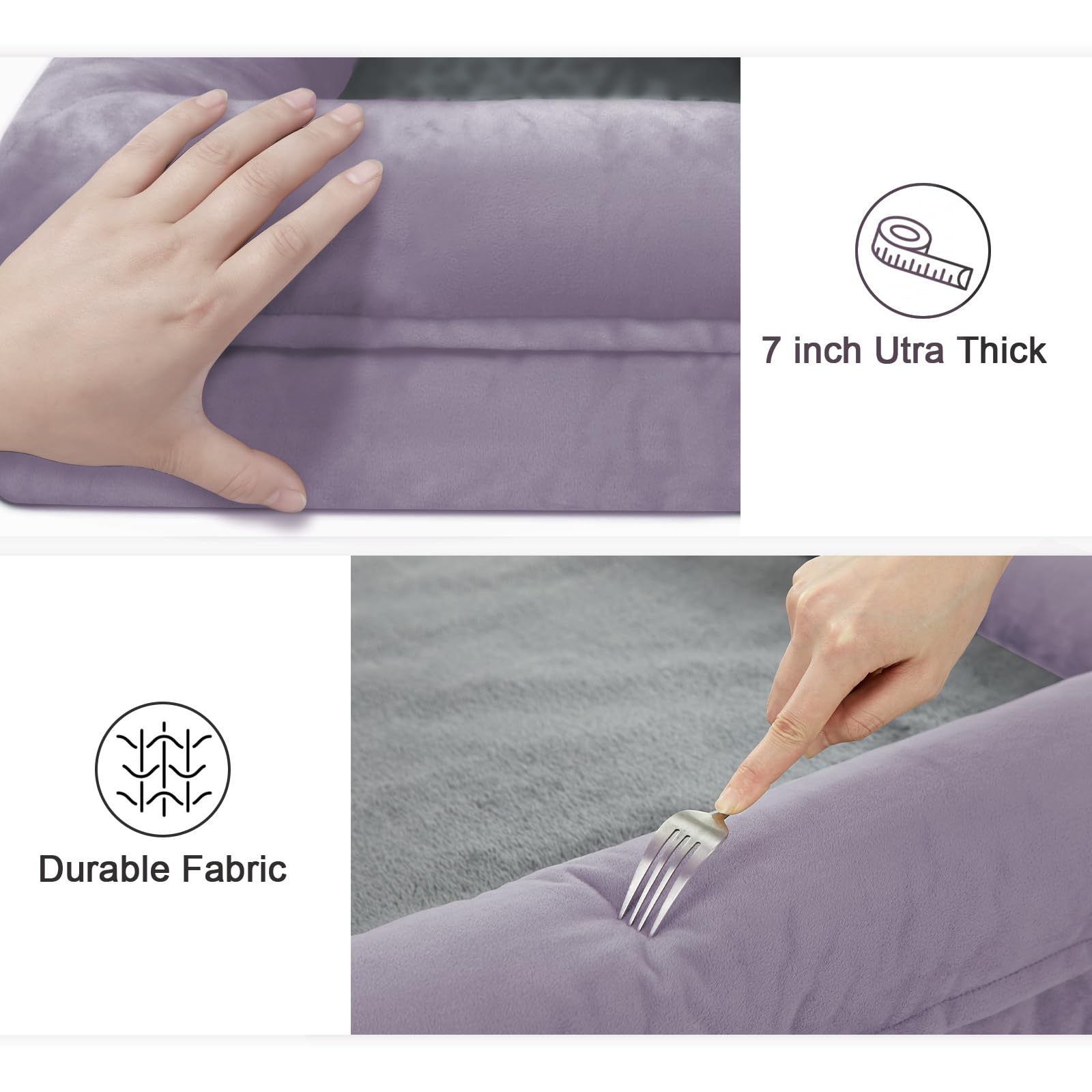 Cama ortopédica jumbo para perros, cama lavable para perros con refuerzo extraíble de 4 lados, cama impermeable para mascotas, caja de huevos de espuma con parte inferior antideslizante para
