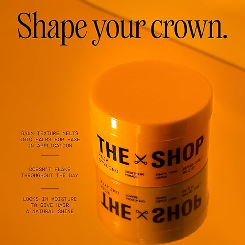 Miniatura 6 de The Shop by LeBron James Pomada alisadora para el cabello para hombre, fijación media y acabado natural con extracto de semilla de mango, domina el
