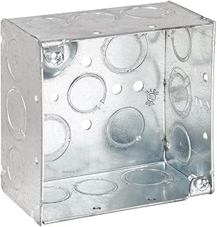 Electrical Box, Square, 4X4X2, 30.3 Cu. in.