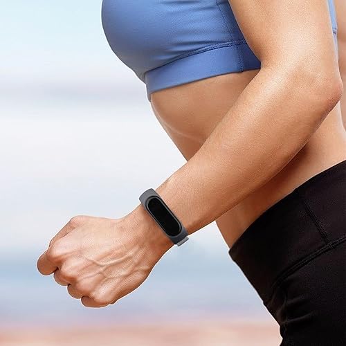 Miniatura 5 de Wanme Bandas para Xiaomi Mi Band 56  7 Correa para mujeres y hombres, correa deportiva elástica suave compatible con Amazfit Band 5 bandas de