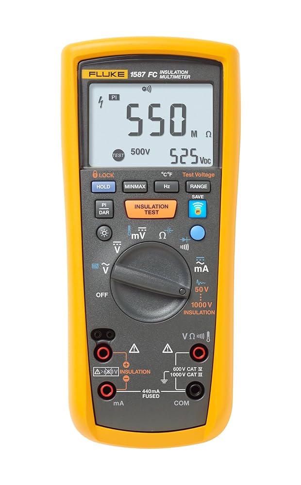 Amazon | Fluke 1587 FC 2-in-1 絶縁マルチメーター True-RMS